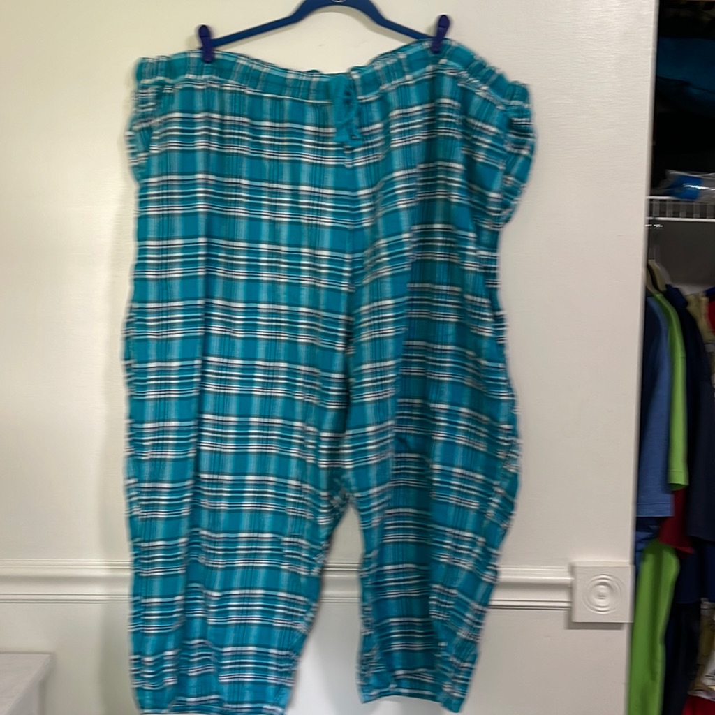 Plaid Drawstring Pants
